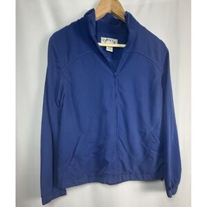 Orvis Mens Bomber Jacket Blue Large‎ Preowned Great Condition Style OR-49L9